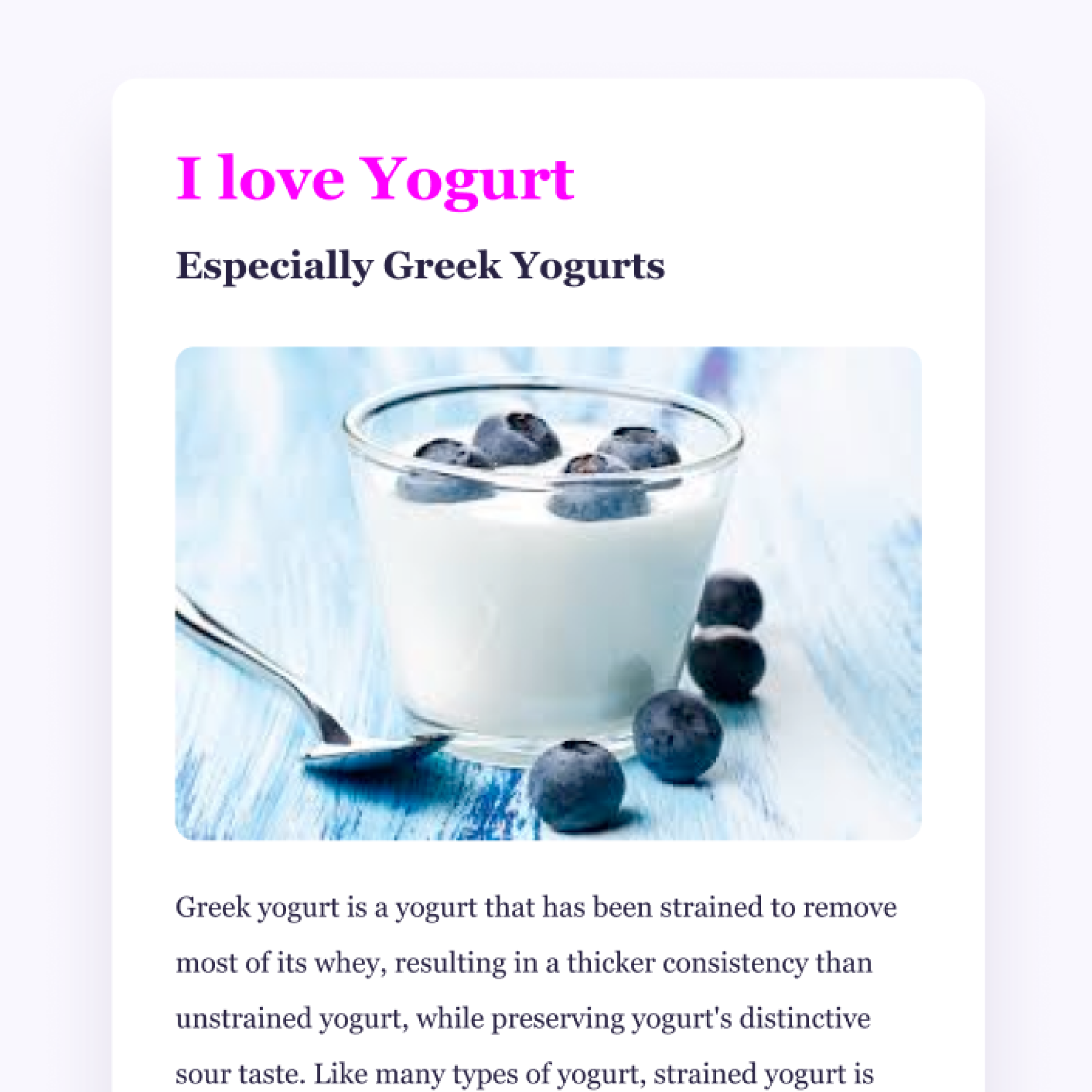 yogurt project picture